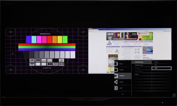 ЖК-монитор Philips 288P6L, меню установок