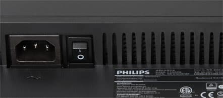 ЖК-монитор Philips BDM3470UP, разъемы