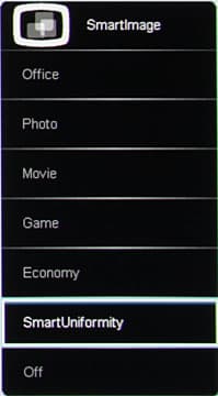 ЖК-монитор Philips BDM3470UP, меню установок