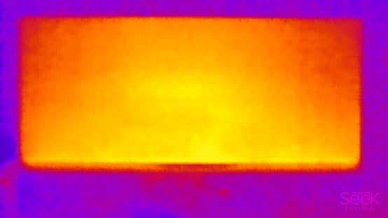 ЖК-монитор Philips BDM3470UP. Нагрев спереди