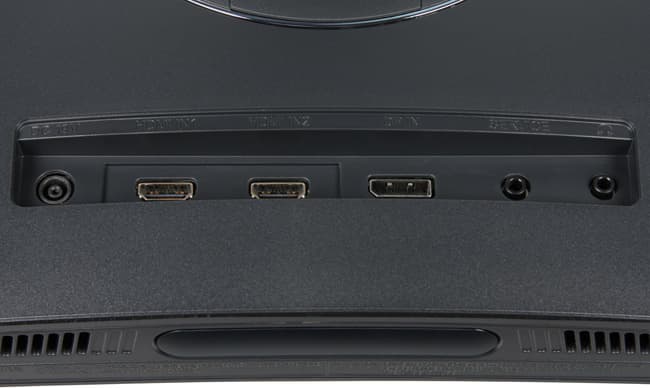 ЖК-монитор Samsung C24FG70FQI, разъемы