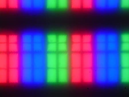 ЖК-монитор Samsung C24FG70FQI, Микрофотографии матрицы