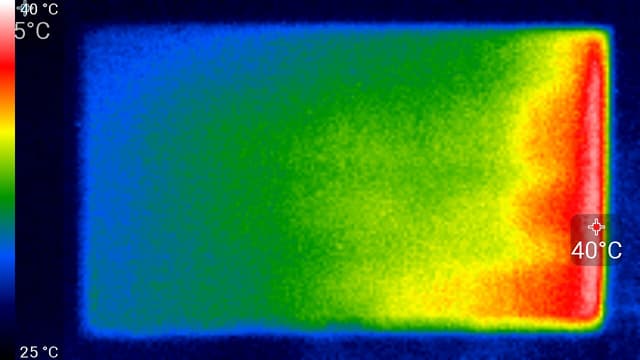ЖК-монитор Samsung C24FG70FQI. Нагрев спереди