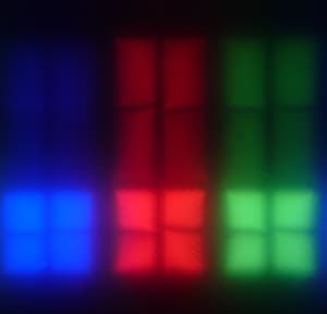 ЖК-монитор Samsung S27D590CS, Микрофотографии матрицы