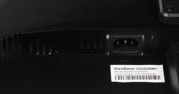 ЖК-монитор ViewSonic VG2433Smh, разъемы