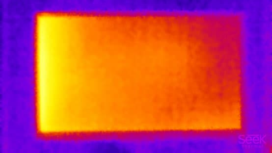 ЖК-монитор ViewSonic VG2437Smc. Нагрев спереди