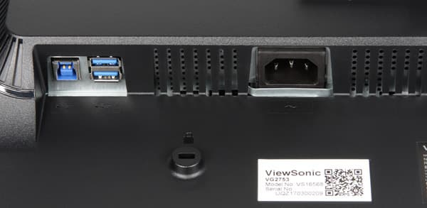 ЖК-монитор ViewSonic VG2753, разъемы