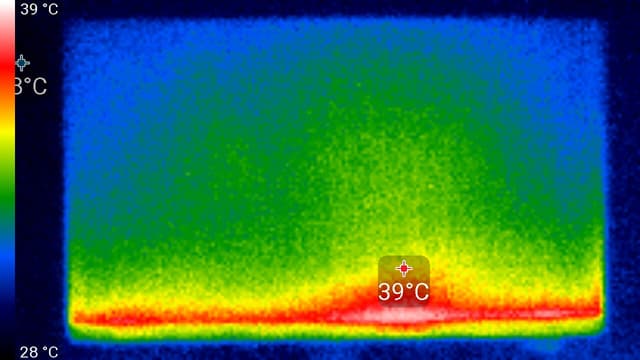 ЖК-монитор ViewSonic VG2753. Нагрев спереди