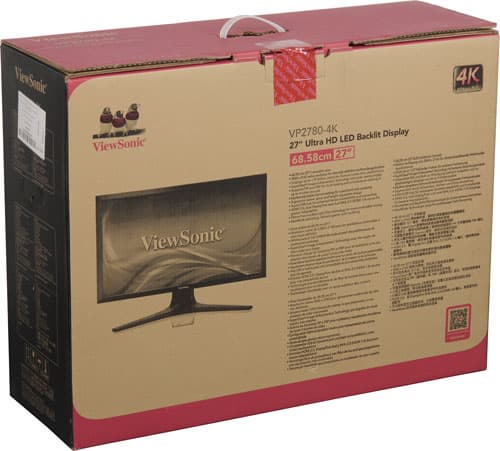 ЖК-монитор ViewSonic VP2780-4K, коробка