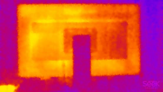 ЖК-монитор ViewSonic VP2780-4K. Нагрев задней панели