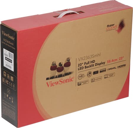ЖК-монитор ViewSonic VX2363Smhl, коробка ЖК-монитор ViewSonic VX2363Smhl, коробка