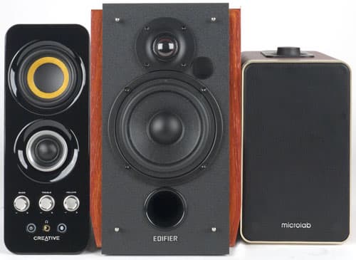 Участники тестирования Creative T30 Wireless, Edifier R1700BT, Microlab H21