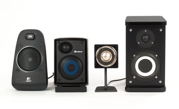 сателлиты участников обзора активной акустики 2.1