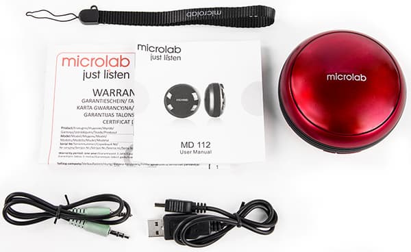 Комплектация колонки Microlab MD112