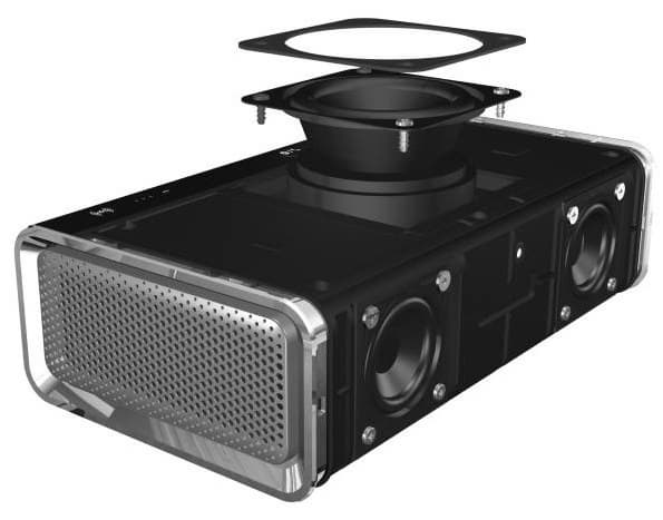 Дизайн колонки Creative Sound Blaster Roar
