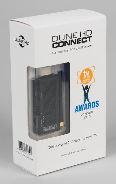 Упаковка плеера Dune HD Connect
