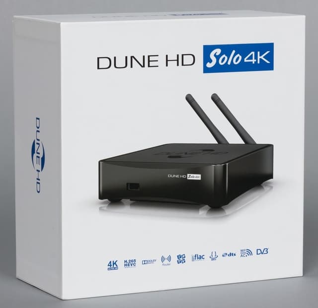 Упаковка плеера Dune HD Solo 4K