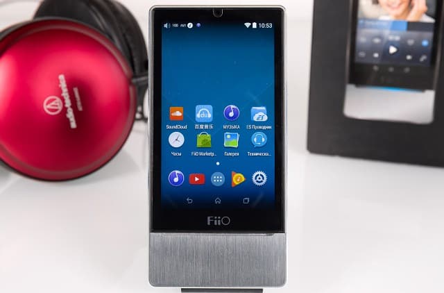 Аудиофильский Hi-Res DSD 384/32 плеер FiiO X7 и усилитель мощности FiiO AM2