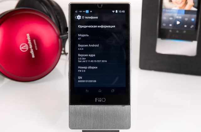 Аудиофильский Hi-Res DSD 384/32 плеер FiiO X7 и усилитель мощности FiiO AM2