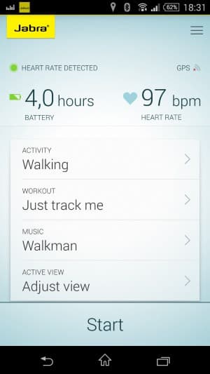 Приложение Jabra Sport