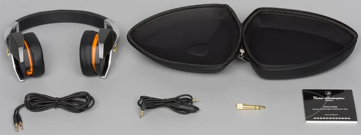 Комплектвция наушников Tonino Lamborghini Spectrum One