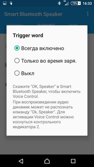 Работа беспроводной колонки Sony BSP60