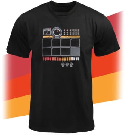 Футболка с ударной установкой