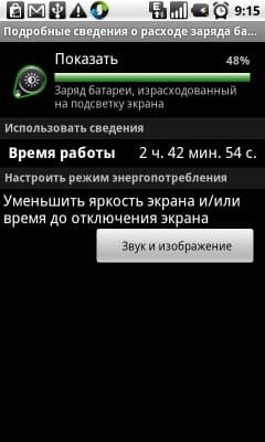 Монитор батареи