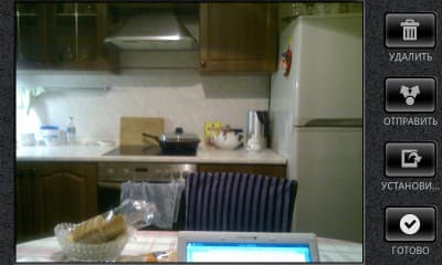 Меню камеры