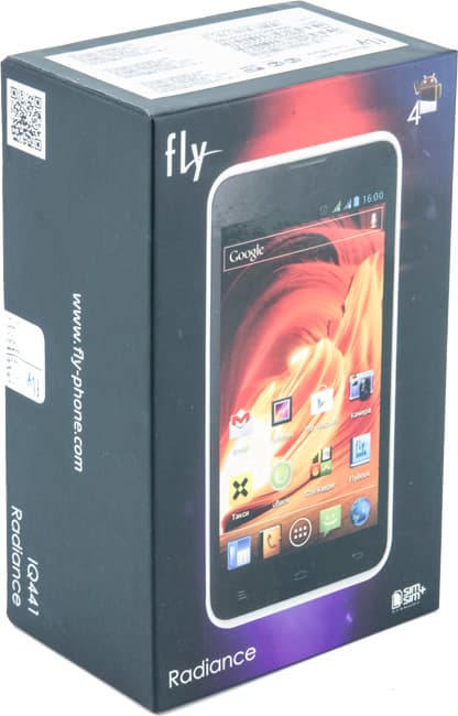 Обзор Fly IQ441. Упаковка коммуникатора