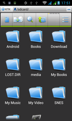 Обзор Fly IQ441. Скриншоты. ES Проводник
