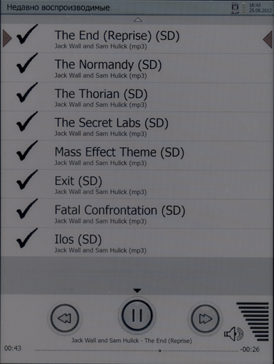 Обзор Ectaco jetBook Color. Аудиоплеер