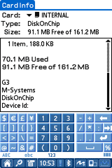 palmOne Tungsten T5 screenshot