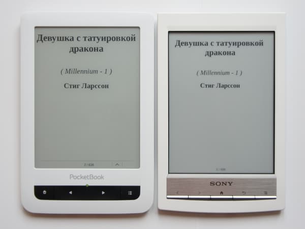 PocketBook Touch — Sony Reader PRS-T1