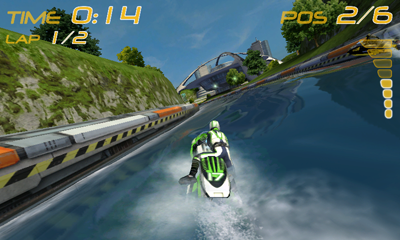 Обзор Sony Walkman Z. Скриншоты. Riptide GP Demo