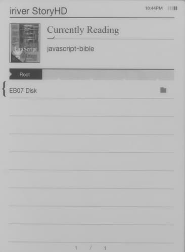 Электронная книга iriver Story HD с экраном E-Ink Pearl HD