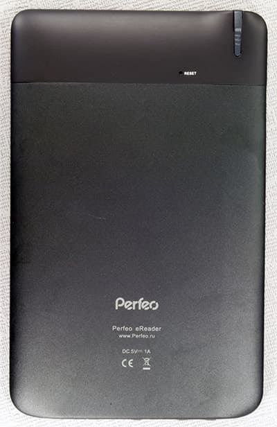 Электронная книга (читалка) Perfeo PBB-608W с экраном Pearl и Wi-Fi