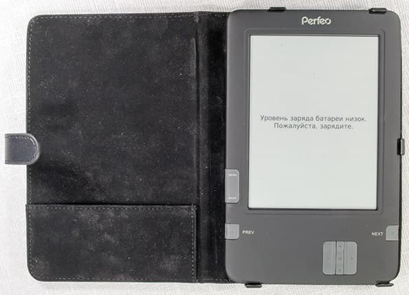 Электронная книга (читалка) Perfeo PBB-608W с экраном Pearl и Wi-Fi