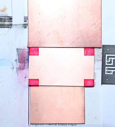 Прямая струйная печать шаблона печатных плат