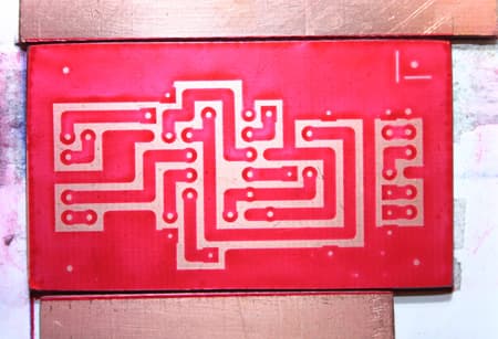 Прямая струйная печать шаблона печатных плат