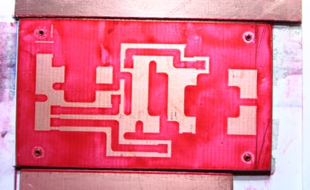 Прямая струйная печать шаблона печатных плат