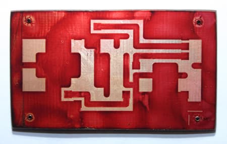 Прямая струйная печать шаблона печатных плат