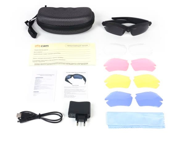 Комплектация камеры Eyecam DVR-15 Ultra