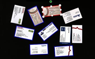 Fujitsu ScanSnap SV600, сканирование визитных карточек