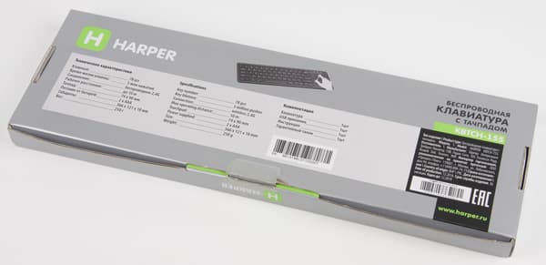 Клавиатура Harper KBTCH-155. Коробка