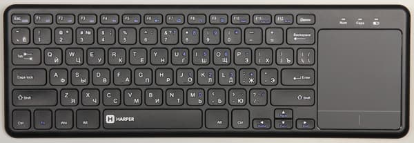 Клавиатура Harper KBTCH-155. Вид сверху