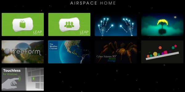 Программное обеспечение контроллера Leap Motion