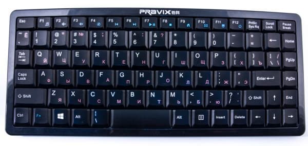 Дизайн клавиатуры Pravix W6016RF