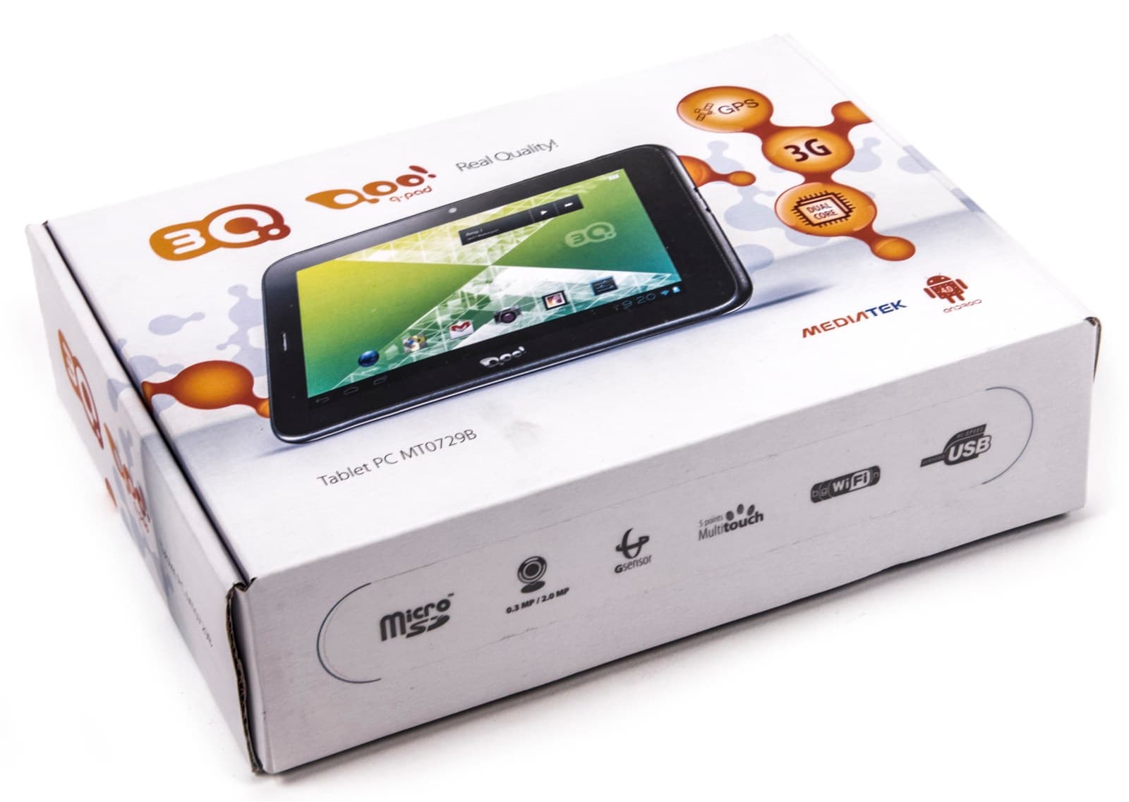 Коробка планшета 3Q Q-Pad MT0729B