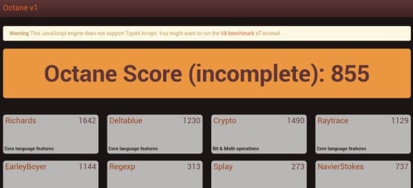 Результаты планшета 3Q Q-Pad MT0729B в Google Octane